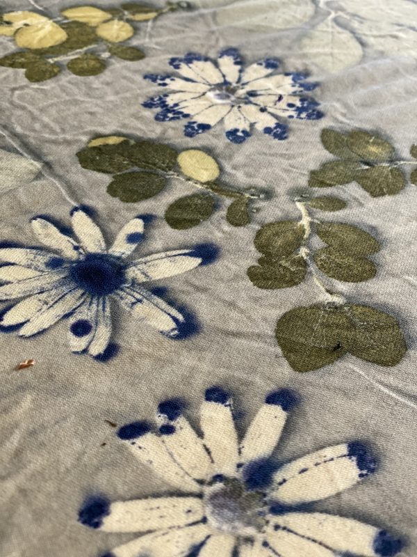 print fra workshop - botanisk print med blomster og blade