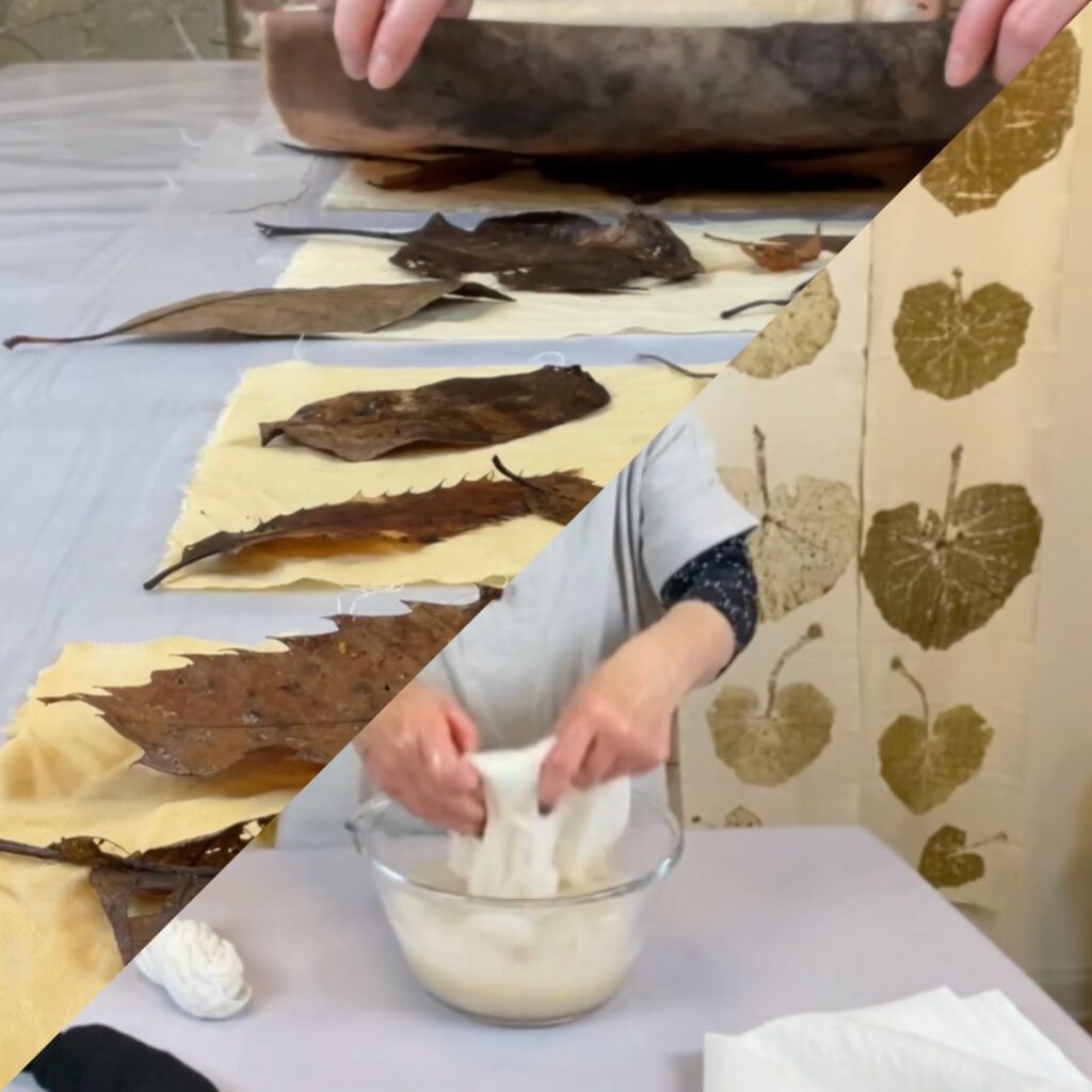 Bundle: bejdse og print med vinderens blade